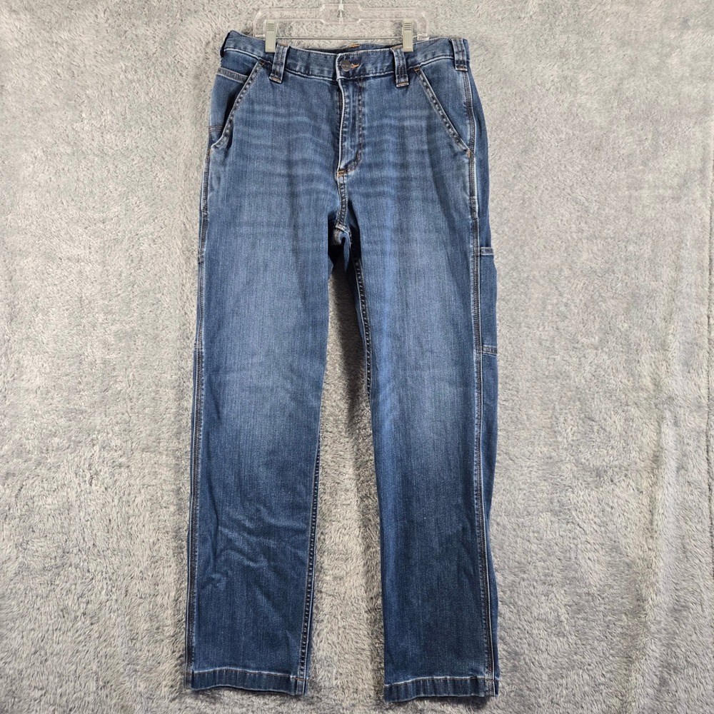 Carhartt Mens Relaxed Fit Carpenter Jeans Blue Denim BD2808-M 32x32